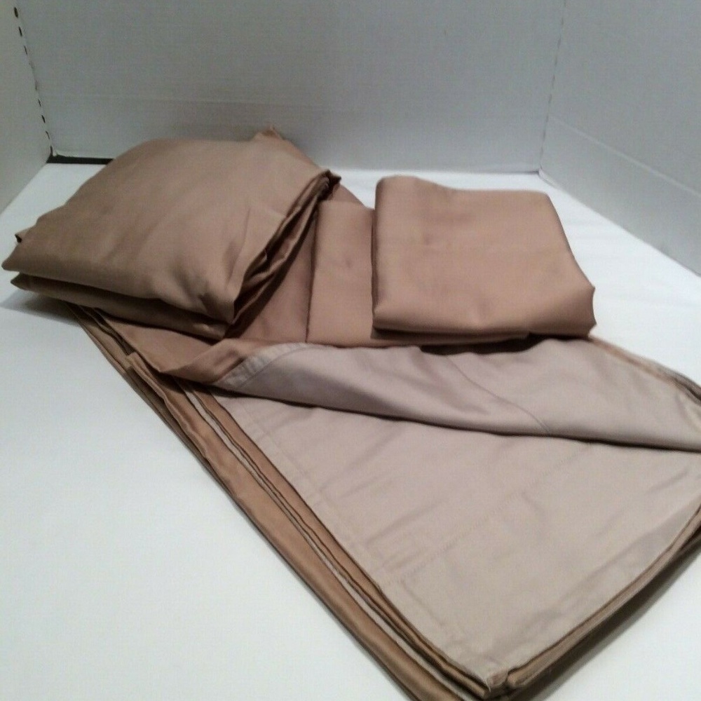 Full Sheets Home Reflections Taupe 600TC